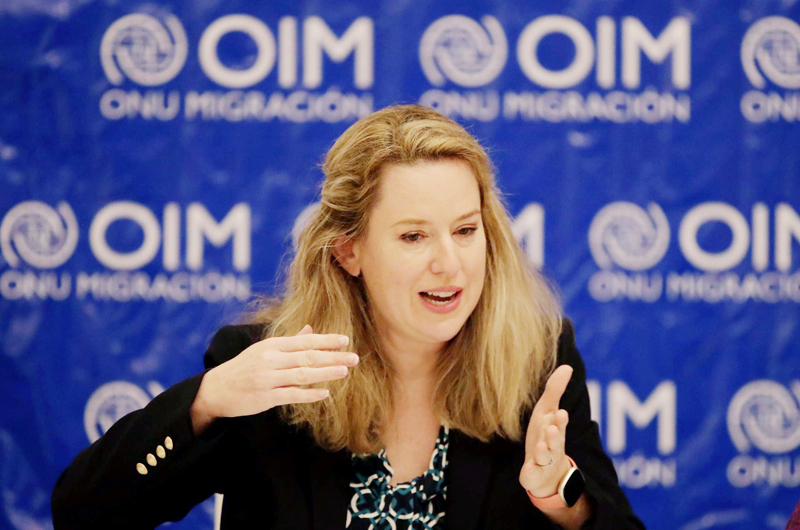La estadounidense Amy Pope quiere liderar OIM con dignidad y seguridad de migrantes