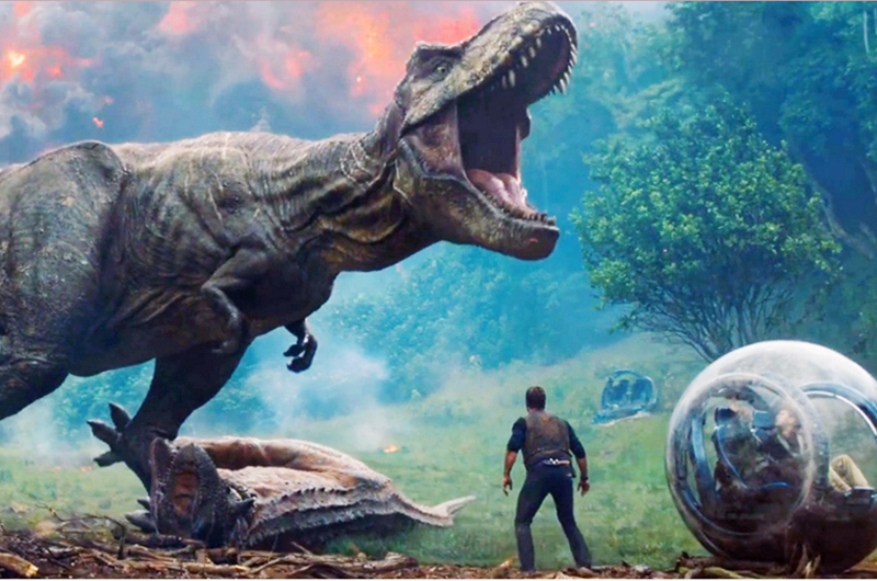 Película “Jurassic World el reino caído”, la más taquillera en México