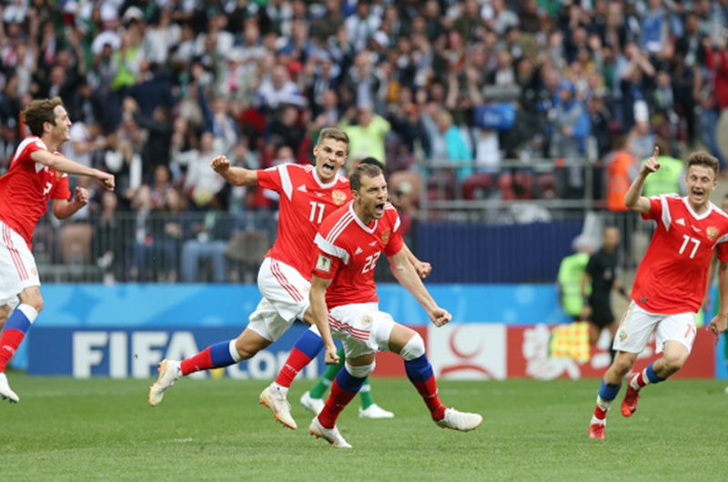 Rusia redondea inauguración con goleada... 5-0 sobre Arabia Saudita
