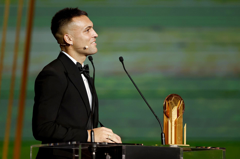 Zanetti: “Esperábamos una posición mejor para Lautaro en el Balón de Oro”