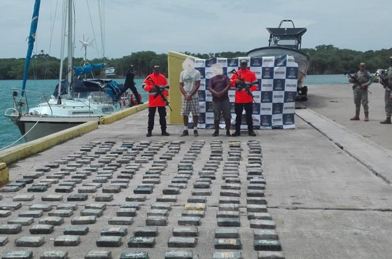 Colombia decomisa 500 kilogramos de cocaína con apoyo de EUA