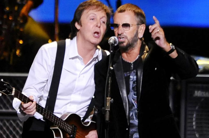 Paul McCartney y Ringo Starr comparten escenario en Los Ángeles