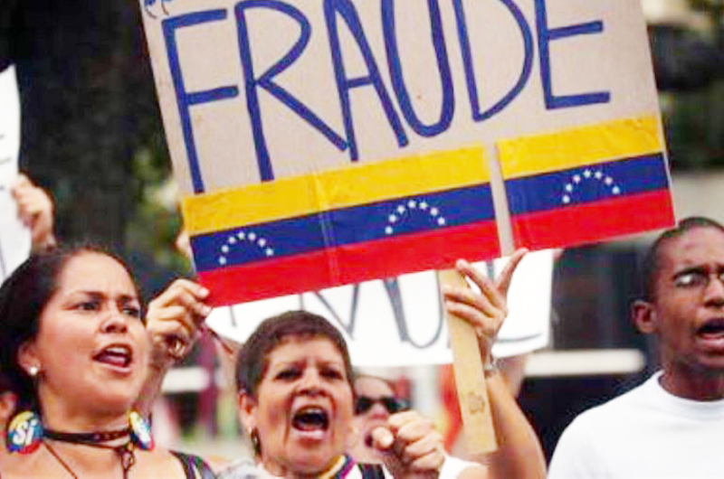 Este sábado 17 de agosto... protesta por fraude en elecciones en Venezuela