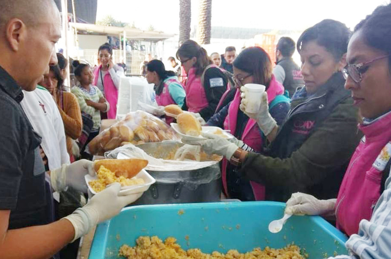 Gobierno ha entregado más de 60 mil raciones de comida a migrantes