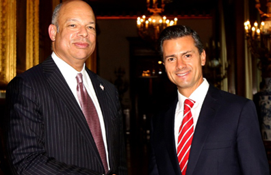 Recibió Peña Nieto a Secretario de Seguridad Interna de EUA