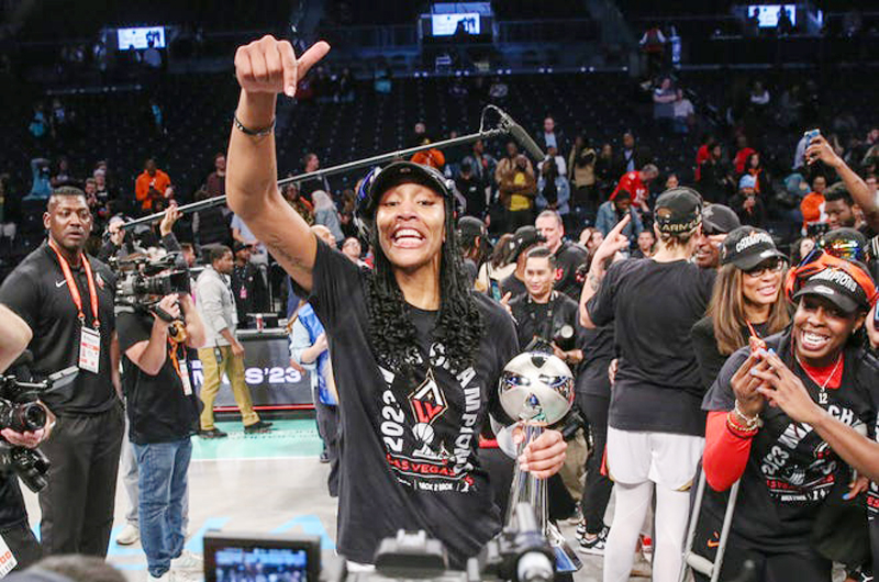 Bicampeonas de la WNBA... se impuso Las Vegas Aces al New York Liberty
