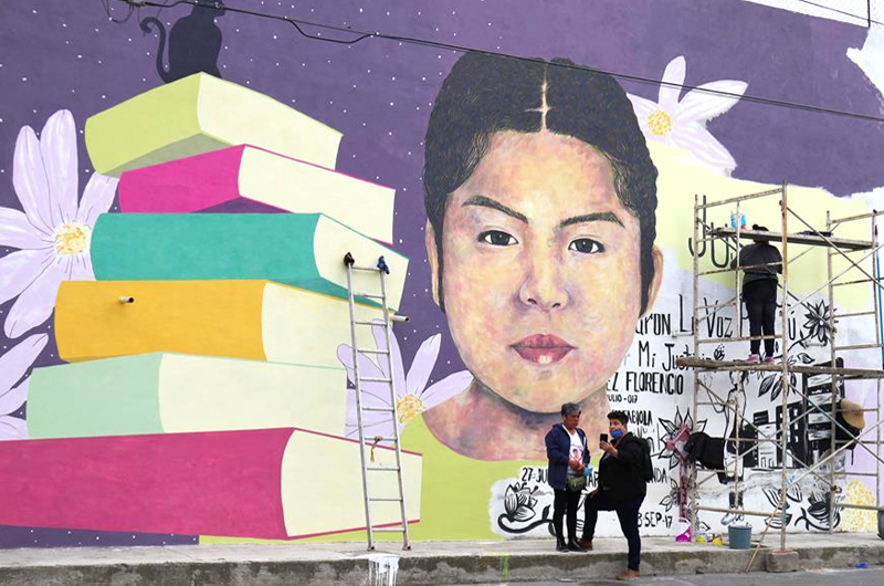Mural dedicado a joven asesinada en México transforma injusticia en dignidad