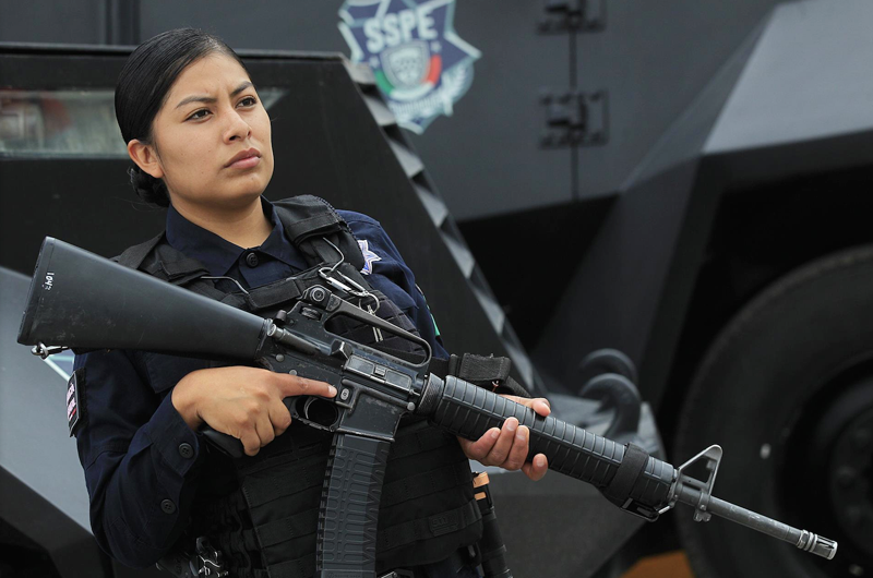 Mexicana indígena hace historia en Policía de Chihuahua en medio de violencia