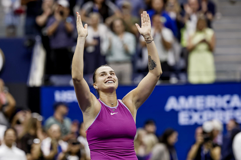 Aryna Sabalenka reina en Nueva York