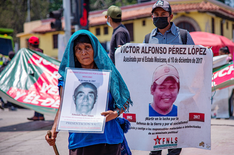 Madres indígenas marchan en busca de familiares desaparecidas en sureste de México