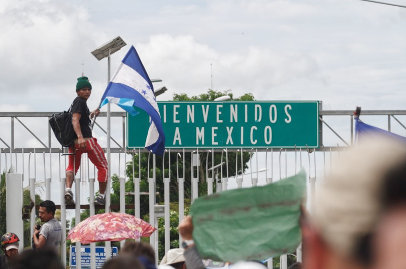 Migrante considera que está seguro en México