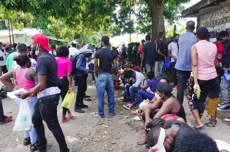 Se estiman alrededor de mil la nueva ola de haitianos que llega a Tapachula