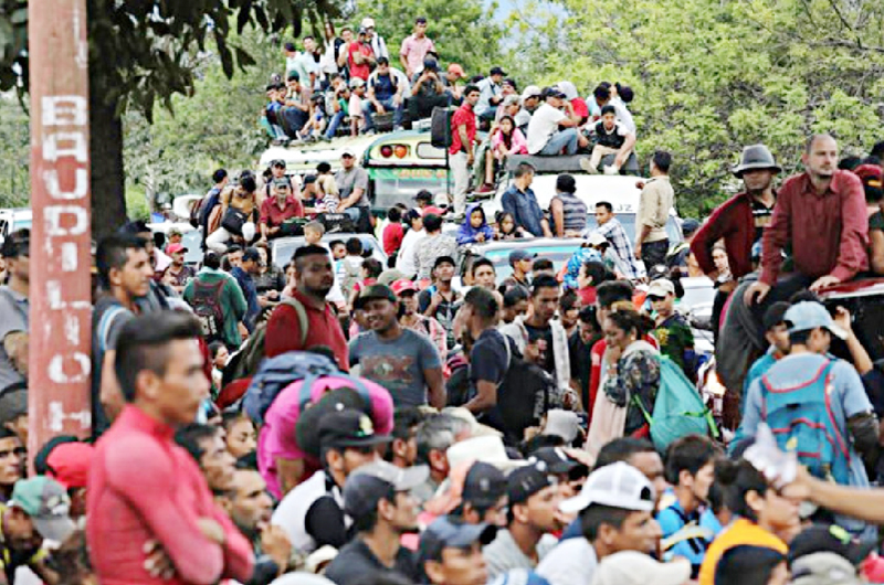 La Columna Vertebral: Los migrantes como armas políticas