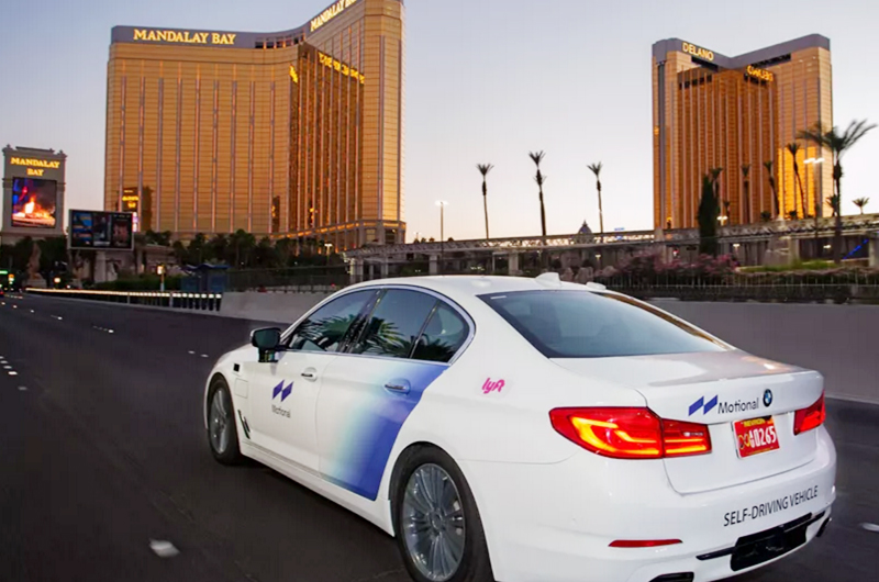 Prueban auto sin conductor en Las Vegas