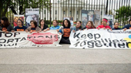 Madres de indocumentados en huelga de hambre frente a Casa Blanca