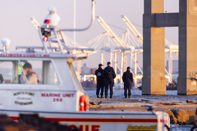 Buzos continúan la búsqueda de los seis fallecidos por el derrumbe del puente de Baltimore