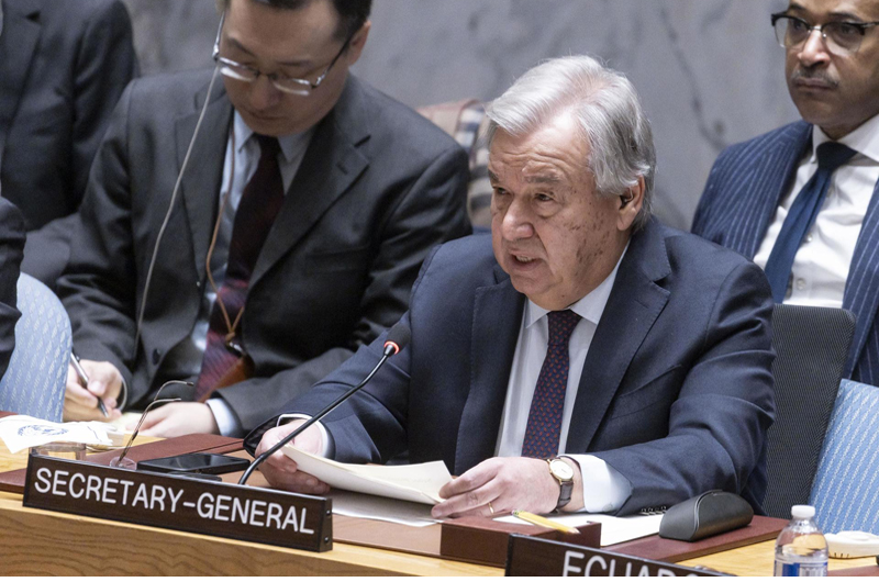Guterres pide un alto el fuego en Gaza y avisa a Israel y Líbano: “No juguéis con fuego”