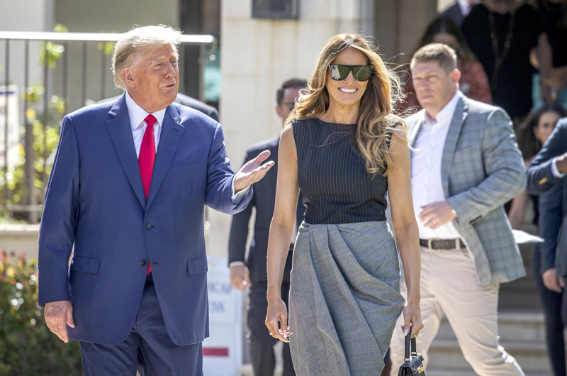 Melania Trump apoya la campaña de su marido de cara a las elecciones de 2024