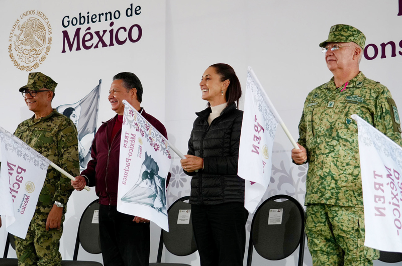 Sheinbaum anuncia que el tren México-Pachuca estará funcionando en 2027