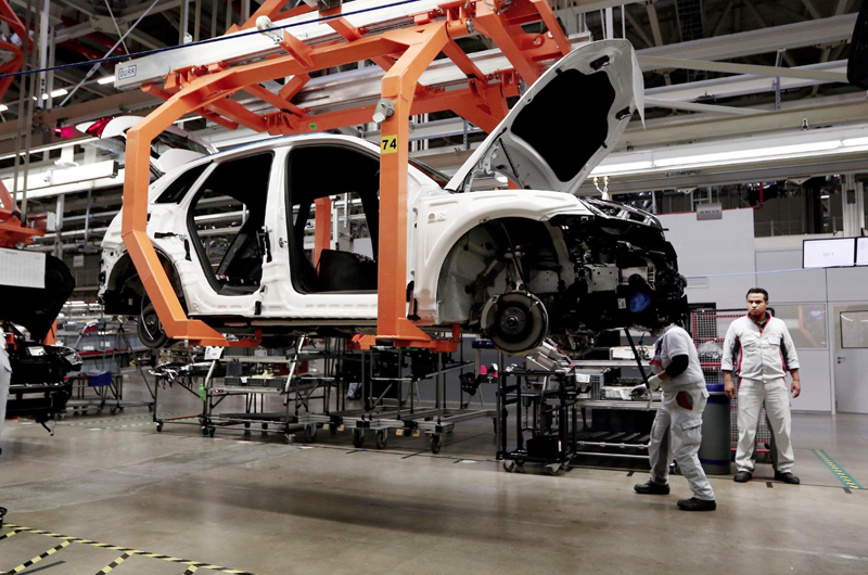La producción de vehículos en México aumentó un 32 % en el primer semestre