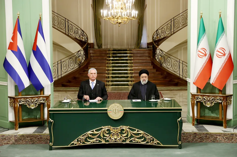 Irán y Cuba acuerdan reforzar sus relaciones para enfrentar las sanciones de EE.UU.