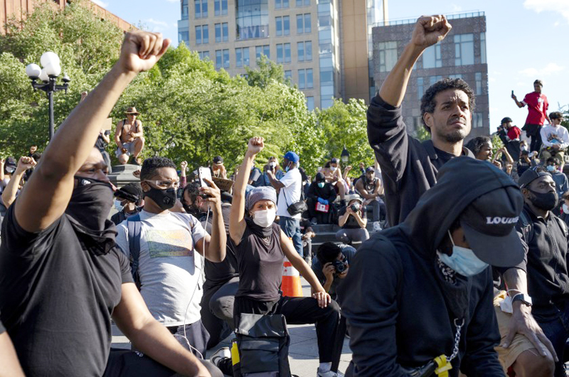 Aumentan protestas pacíficas en EUA, ocurren menos detenciones