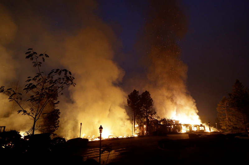Incendio Mendocino es el más grande en la historia de California