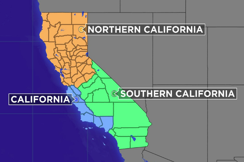 Avanza plan para dividir a California en tres estados