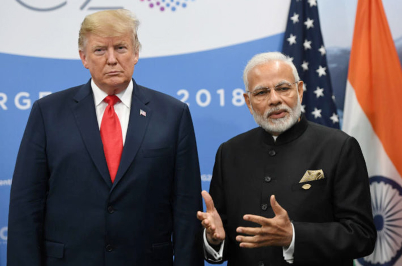Modi califica de histórica visita de Trump a la India