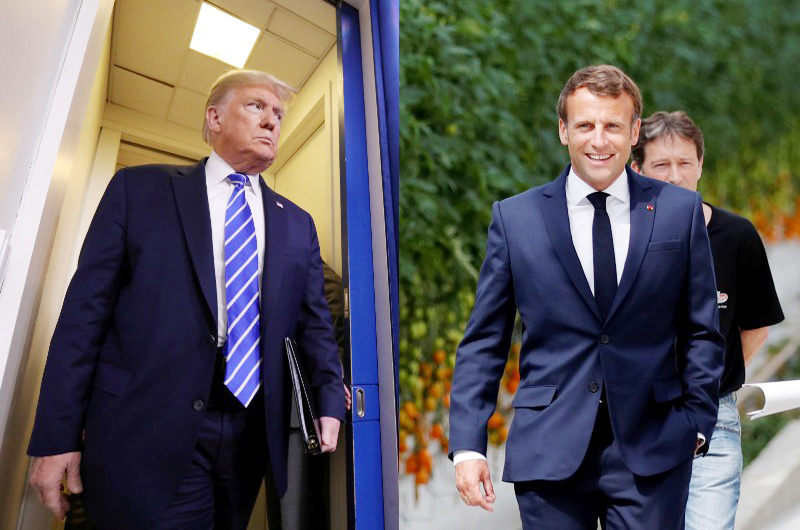 Trump y Macron coinciden en “necesidad de reformar a la OMS”