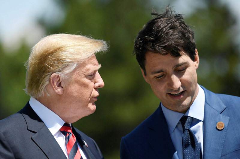 Trump sugirió a Trudeau que Canadá se una a EE.UU. para evitar los aranceles, según medios