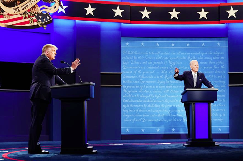 Organizadores cambiarán formato de debates tras agrio cara a cara Trump-Biden