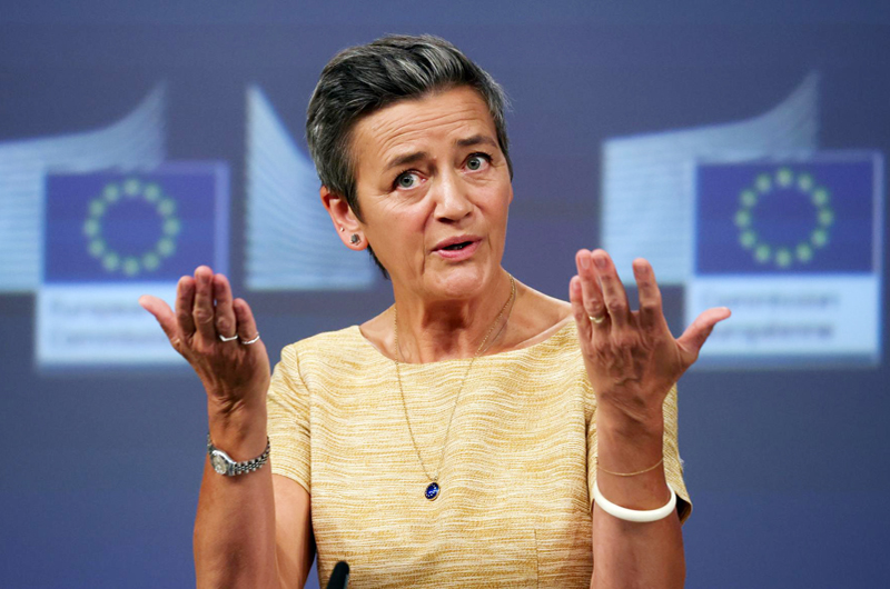 Vestager rechaza la crítica de Zuckerberg a la UE: “A mí preocuparía ser estadounidense” 