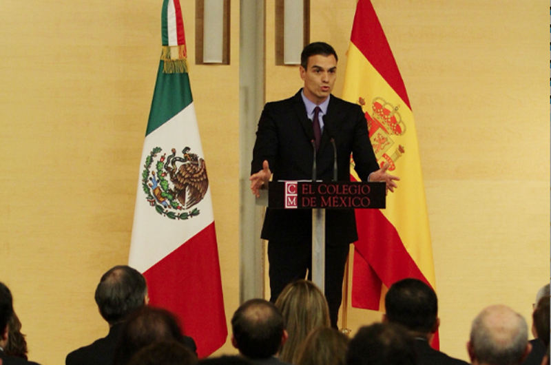 Ningún gobernante tiene legitimidad si obliga al exilio: Pedro Sánchez