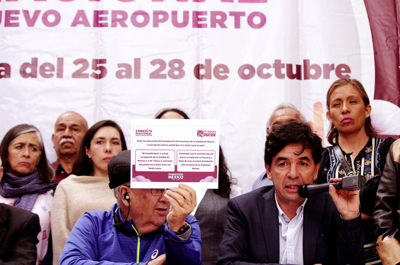 Domingo 28 de octubre habrá resultados de la consulta sobre aeropuerto: Jesús Ramírez