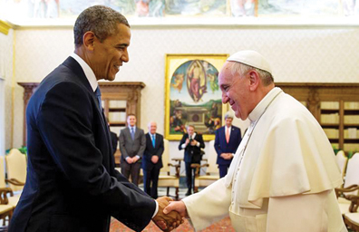 Abordaron Papa Francisco y Obama reforma migratoria