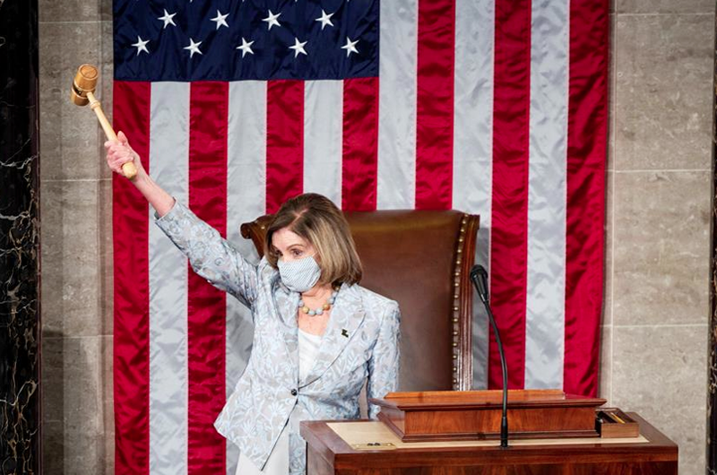 Nancy Pelosi resulta reelegida como presidenta de la Cámara Baja de EE.UU.