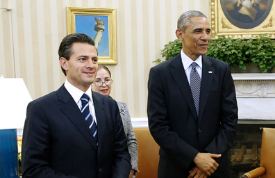 Obama ofrece apoyar acciones de México contra crimen organizado