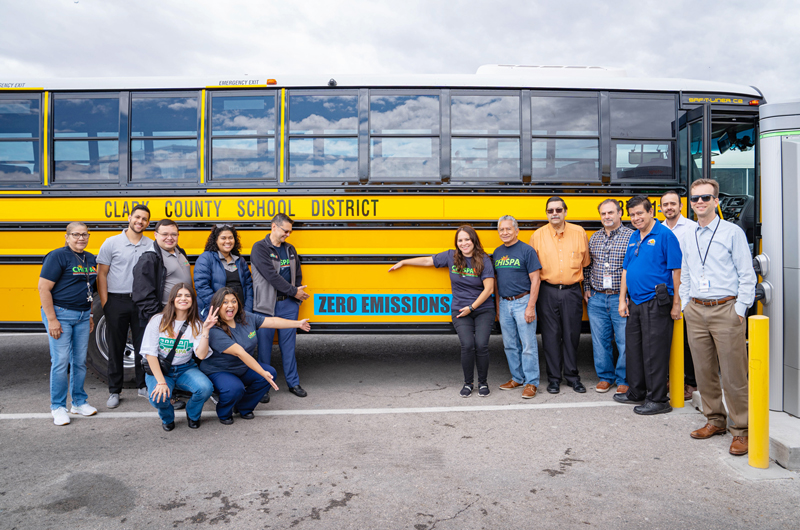 Mejor calidad del aire = más salud... Bienvenidos autobuses escolares eléctricos