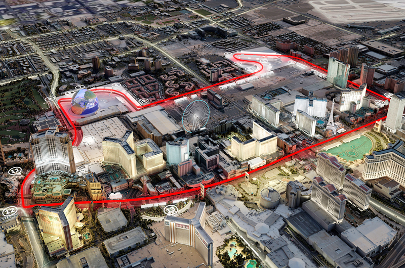 Por el Gran Premio de Las Vegas instan a buscar rutas de tránsito alternativas