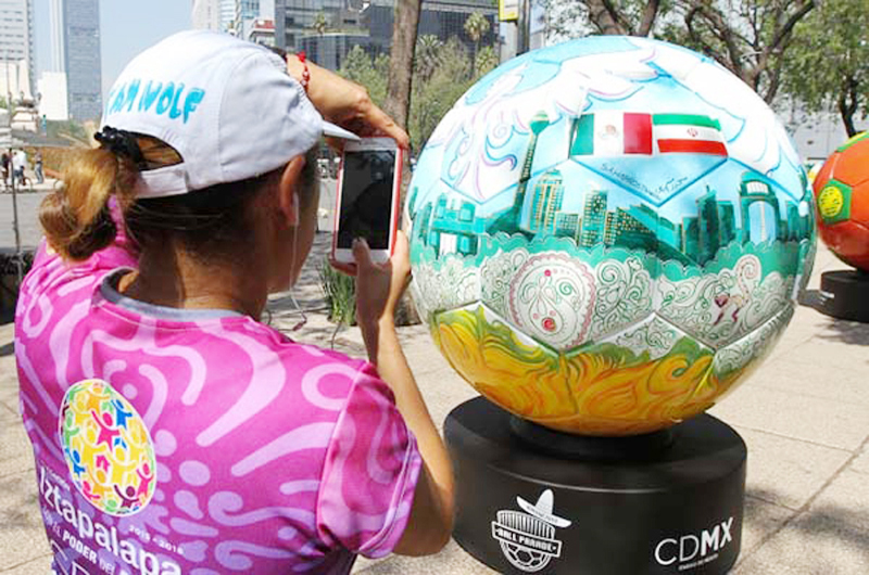México enviará balones gigantes a Rusia para exhibirlos en la Copa Mundial