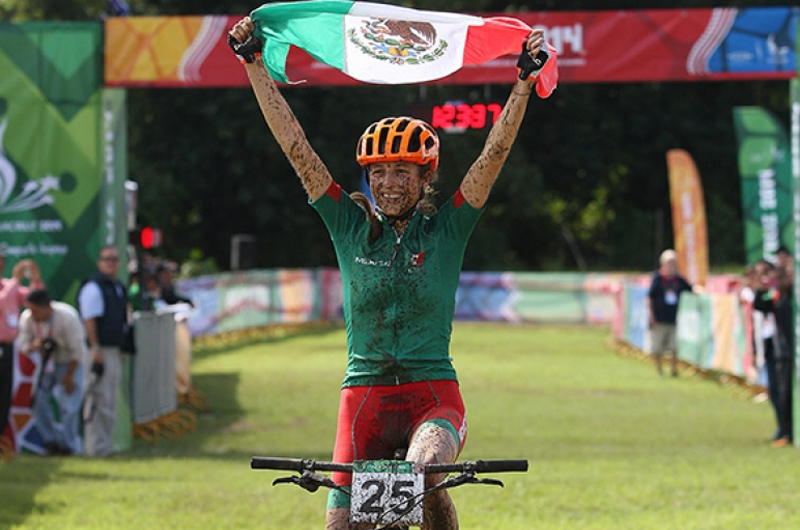 Ciclista mexicana Daniela Campuzano gana bronce en Torneo Panamericano
