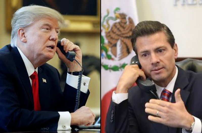 Peña Nieto reiteró en llamada con Trump que México no pagará muro: Videgaray