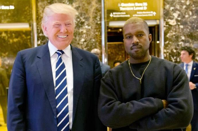 Sorprende apoyo explícito de rapero Kanye West a Trump