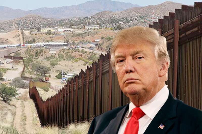 Podría Trump visitar frontera con México para ver construcción del muro