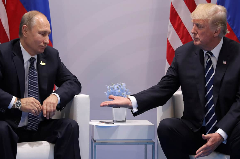 Con demora Trump felicita a Putin por su victoria electoral