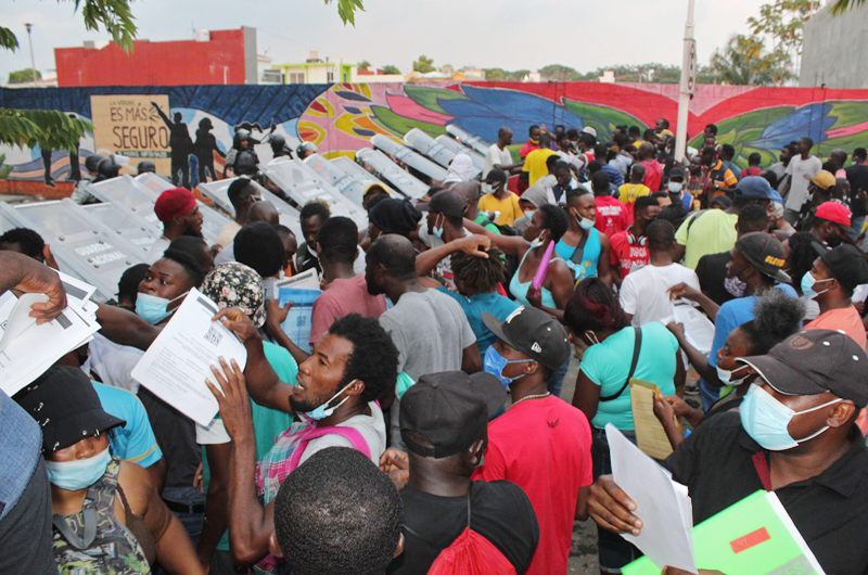 Acnur asiste a haitianos en México en proyecto de regularización migratoria